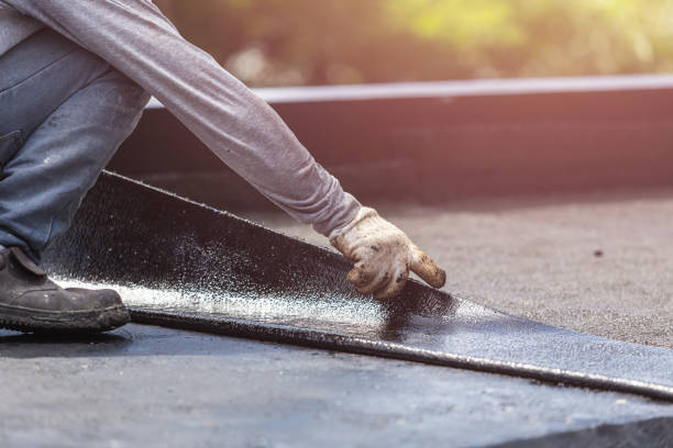 Professional Waterproofing technician working in Martinsburg, OH